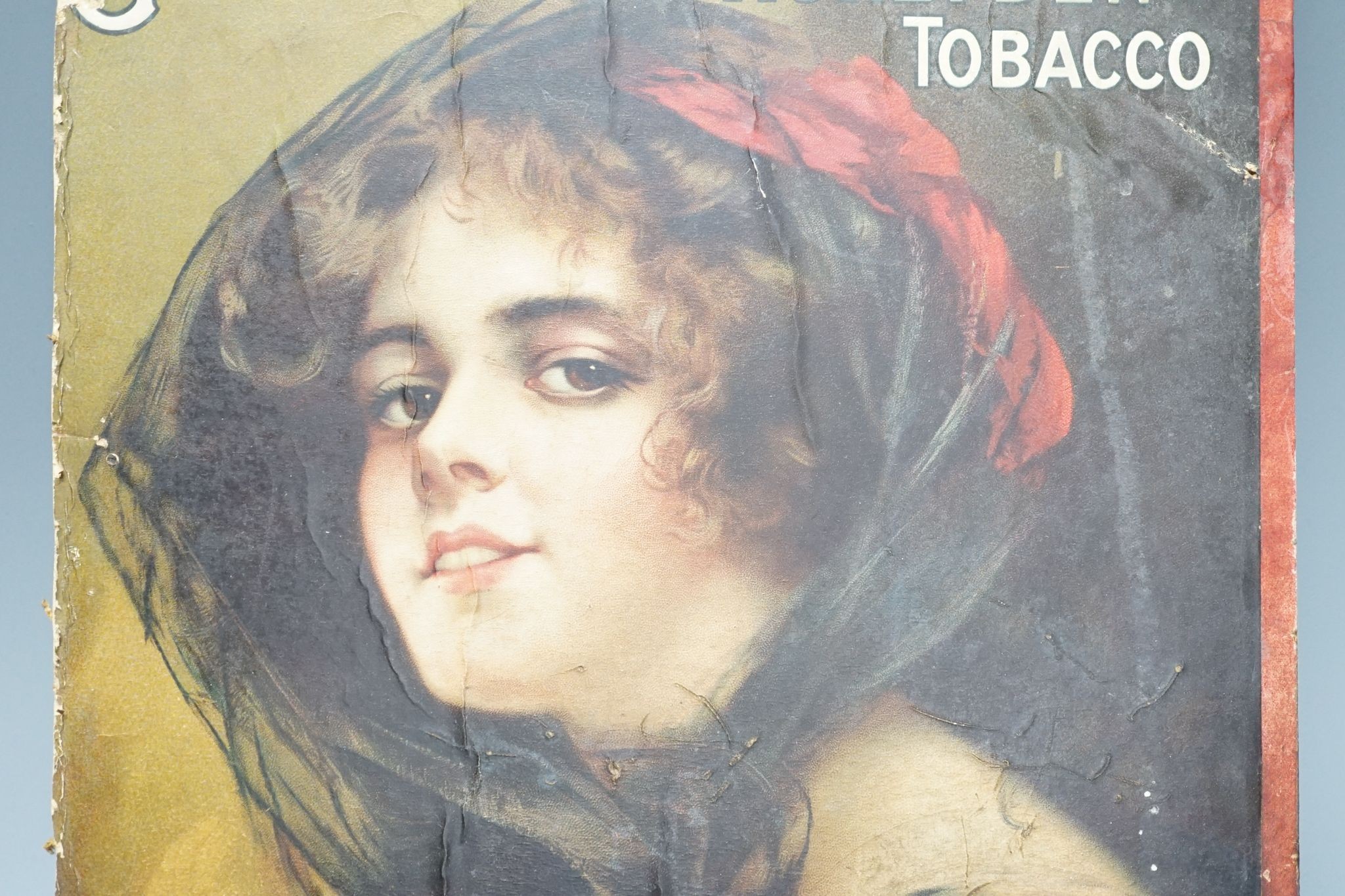 A Gallaher’s Tobacco mounted poster, 49x34cm excl. mount